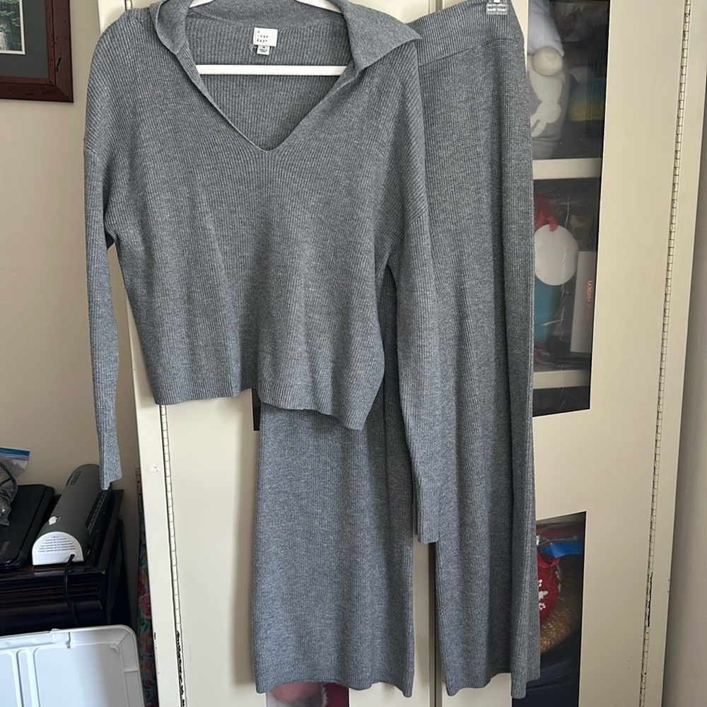 a new day gray co-ord set